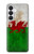 S2976 Pays de Galles Football Football Drapeau Etui Coque Housse pour Samsung Galaxy S26