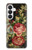 S3013 Roses Antique Millésime Etui Coque Housse pour Samsung Galaxy S26