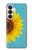 S3039 Tournesol Bleu millésimé Etui Coque Housse pour Samsung Galaxy S26