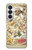 S3145 Constellation antique Carte du ciel étoilé Etui Coque Housse pour Samsung Galaxy S26
