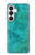S3147 Aqua Marbre Pierre Etui Coque Housse pour Samsung Galaxy S26