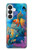 S3227 Monde sous-marin Dessin animé Etui Coque Housse pour Samsung Galaxy S26