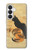 S3229 Affiche de chat millésimé Etui Coque Housse pour Samsung Galaxy S26