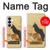 S3229 Affiche de chat millésimé Etui Coque Housse pour Samsung Galaxy S26