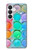 S3235 Mélange aquarelle Etui Coque Housse pour Samsung Galaxy S26