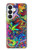S3255 Motif Art coloré Etui Coque Housse pour Samsung Galaxy S26