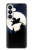 S3289 Cochon Volant Pleine Lune Nuit Etui Coque Housse pour Samsung Galaxy S26