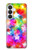 S3292 Coloré Disco étoile Etui Coque Housse pour Samsung Galaxy S26