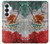 S3314 Mexique Drapeau Vinatage Football Graphique Etui Coque Housse pour Samsung Galaxy S26