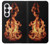 S3379 Cadre d'incendie Etui Coque Housse pour Samsung Galaxy S26