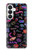 S3433 Néon graphique millésimé Etui Coque Housse pour Samsung Galaxy S26