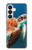 S3497 Vert tortue de mer Etui Coque Housse pour Samsung Galaxy S26