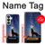 S3555 Loup Hurlant Million étoiles Etui Coque Housse pour Samsung Galaxy S26