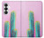 S3673 Cactus Etui Coque Housse pour Samsung Galaxy S26