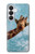 S3680 Girafe de sourire mignon Etui Coque Housse pour Samsung Galaxy S26