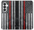 S3687 Drapeau américain de pompier mince ligne rouge Etui Coque Housse pour Samsung Galaxy S26