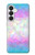 S3747 Polygone de drapeau trans Etui Coque Housse pour Samsung Galaxy S26