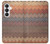 S3752 Motif de tissu en zigzag imprimé graphique Etui Coque Housse pour Samsung Galaxy S26