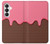 S3754 Cornet de crème glacée à la fraise Etui Coque Housse pour Samsung Galaxy S26