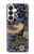 S3791 William Morris Strawberry Thief Fabric Etui Coque Housse pour Samsung Galaxy S26