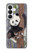 S3793 Peinture de neige mignon bébé panda Etui Coque Housse pour Samsung Galaxy S26