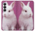 S3870 Mignon bébé lapin Etui Coque Housse pour Samsung Galaxy S26