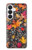 S3889 feuille d'érable Etui Coque Housse pour Samsung Galaxy S26
