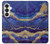 S3906 Marbre violet bleu marine Etui Coque Housse pour Samsung Galaxy S26
