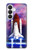 S3913 Navette spatiale nébuleuse colorée Etui Coque Housse pour Samsung Galaxy S26