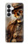 S3949 Crâne Steampunk Fumer Etui Coque Housse pour Samsung Galaxy S26