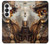 S3949 Crâne Steampunk Fumer Etui Coque Housse pour Samsung Galaxy S26