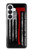 S3958 Drapeau de hache de pompier Etui Coque Housse pour Samsung Galaxy S26