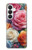 S3975 Peinture de roses colorées Etui Coque Housse pour Samsung Galaxy S26