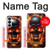 S3986 Crâne de feu Etui Coque Housse pour Samsung Galaxy S26