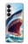 S4004 Peinture à l'huile Requin géant Etui Coque Housse pour Samsung Galaxy S26