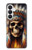 S4016 Crâne amérindien Etui Coque Housse pour Samsung Galaxy S26