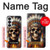 S4016 Crâne amérindien Etui Coque Housse pour Samsung Galaxy S26