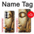 S4022 Visage de Bouddha vintage style doré Etui Coque Housse pour Samsung Galaxy S26
