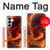 S4062 Crâne de feu Etui Coque Housse pour Samsung Galaxy S26