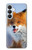 S0417 Renard Etui Coque Housse pour Samsung Galaxy S26 Plus