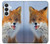S0417 Renard Etui Coque Housse pour Samsung Galaxy S26 Plus
