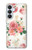 S1859 Motif Rose Etui Coque Housse pour Samsung Galaxy S26 Plus