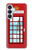 S2059 Angleterre britannique Cabine téléphonique Minimaliste Etui Coque Housse pour Samsung Galaxy S26 Plus