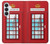 S2059 Angleterre britannique Cabine téléphonique Minimaliste Etui Coque Housse pour Samsung Galaxy S26 Plus
