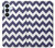 S2345 Marine Bleu Shavron Zig zag Etui Coque Housse pour Samsung Galaxy S26 Plus