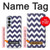 S2345 Marine Bleu Shavron Zig zag Etui Coque Housse pour Samsung Galaxy S26 Plus