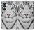 S2553 Tigre blanc Etui Coque Housse pour Samsung Galaxy S26 Plus