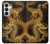 S2804 Dragon d'or imprimé chinois Etui Coque Housse pour Samsung Galaxy S26 Plus