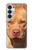 S2903 Chien américain Pitbull Etui Coque Housse pour Samsung Galaxy S26 Plus