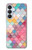 S2947 Bonbons Minimal Couleurs pastel Etui Coque Housse pour Samsung Galaxy S26 Plus
